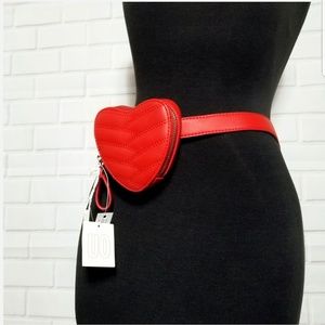 Urban Outfiters heart shaped belt bag fanny pack
